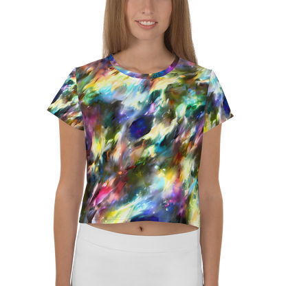 Women's Crop Tee - Emilia's Nebula