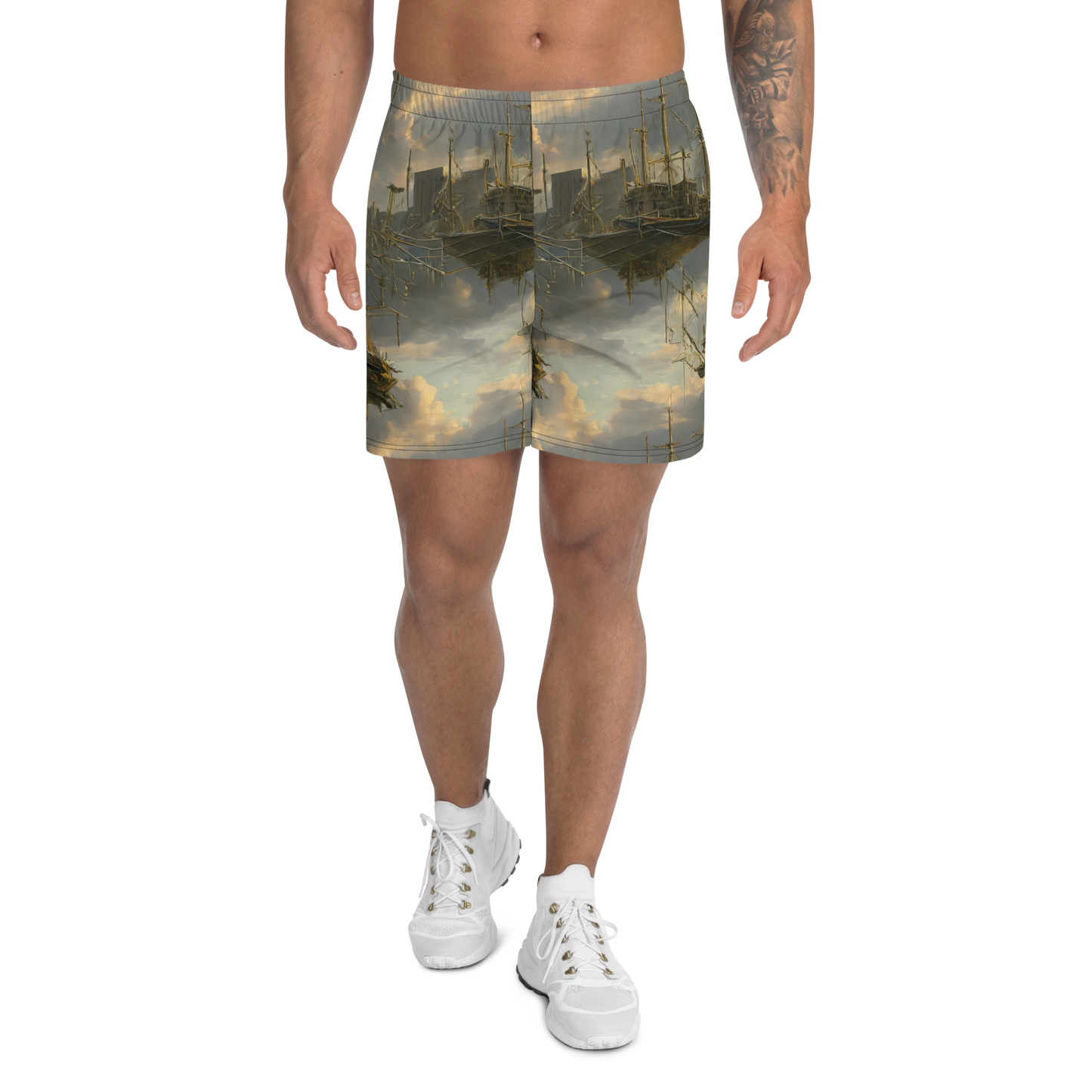 Men's Athletic Shorts - Ethereal Armada