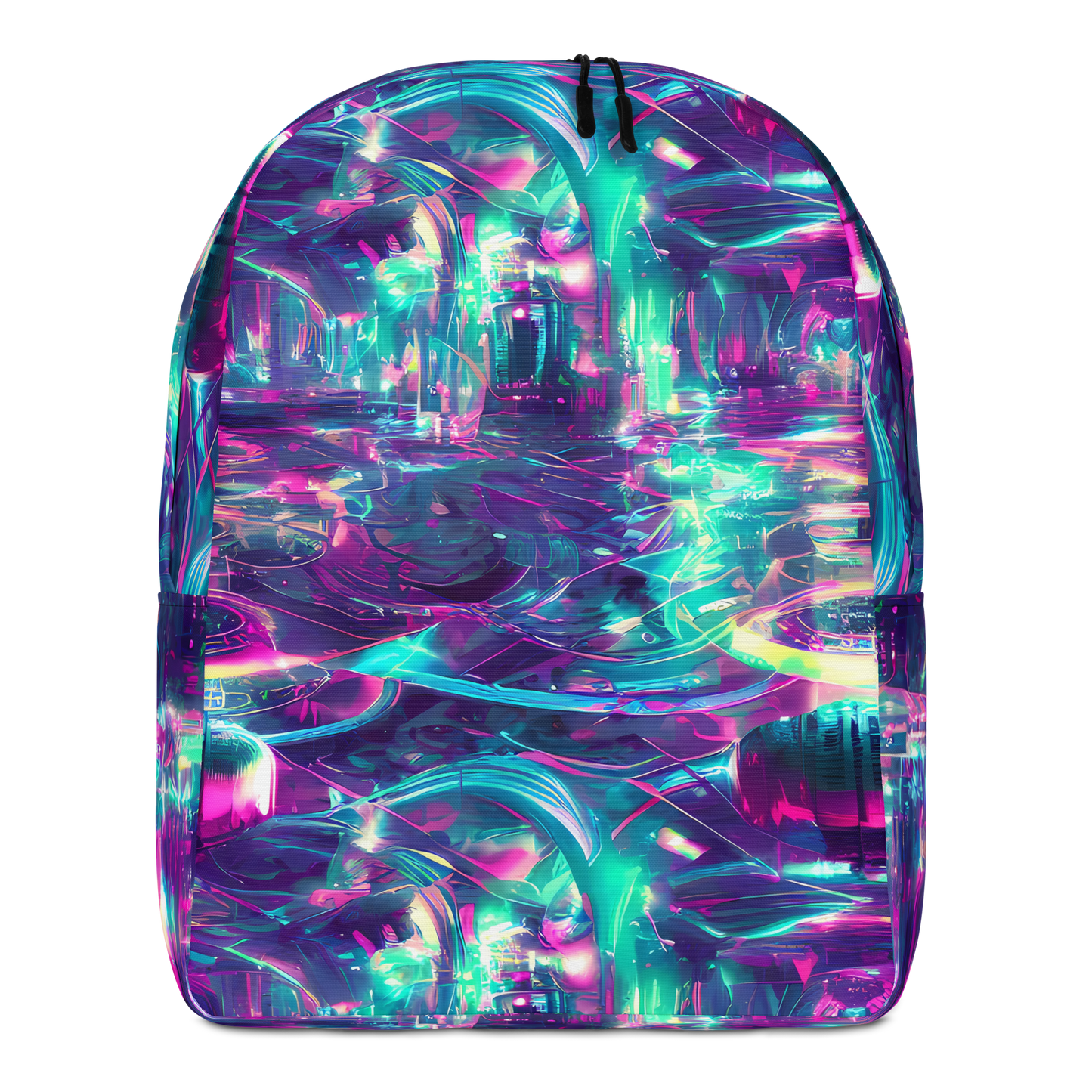 Minimalist Backpack - Synthwave Surge