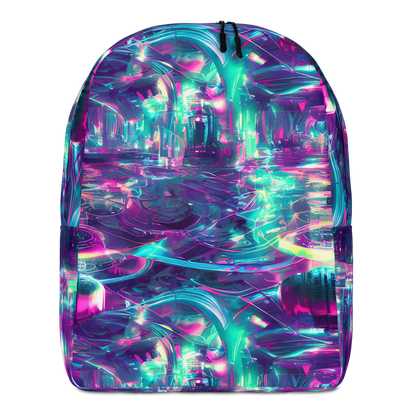 Minimalist Backpack - Synthwave Surge