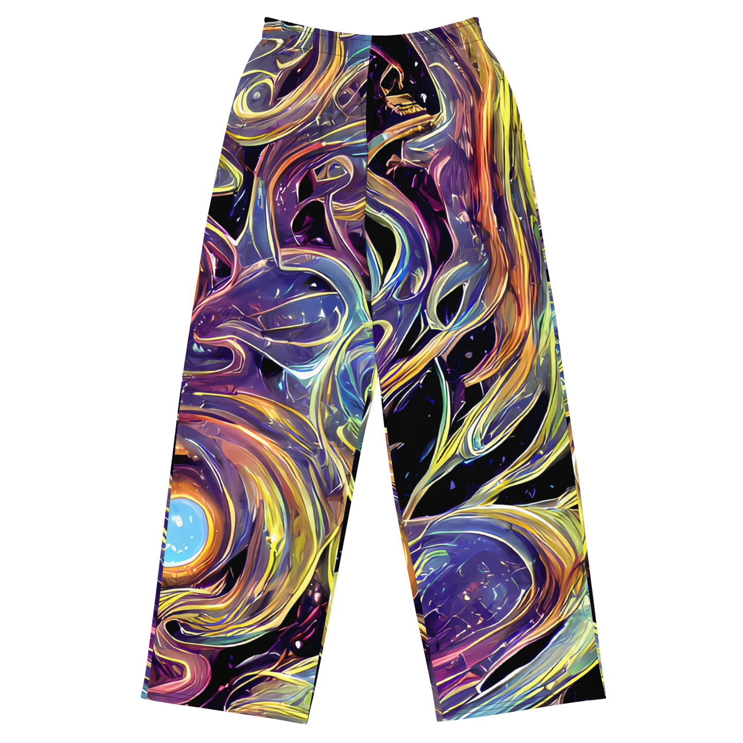 Wide-Leg Pants - Lebacq Swirl