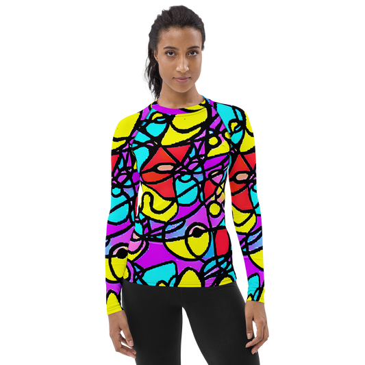 Women's Rash Guard - Radiant Chaos