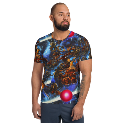 Men's Athletic T-Shirt - Pimenov's Cosmos