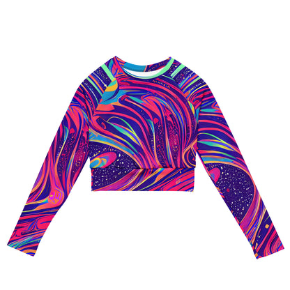 Long Sleeve Crop Top - Nebula Noodles