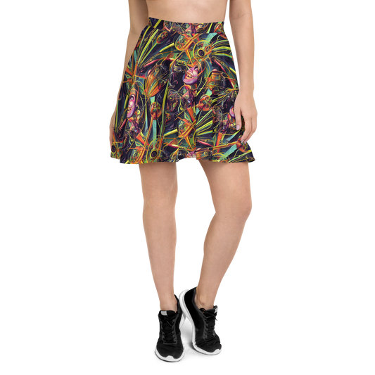 Skater Skirt - Psychedelic Deep Space