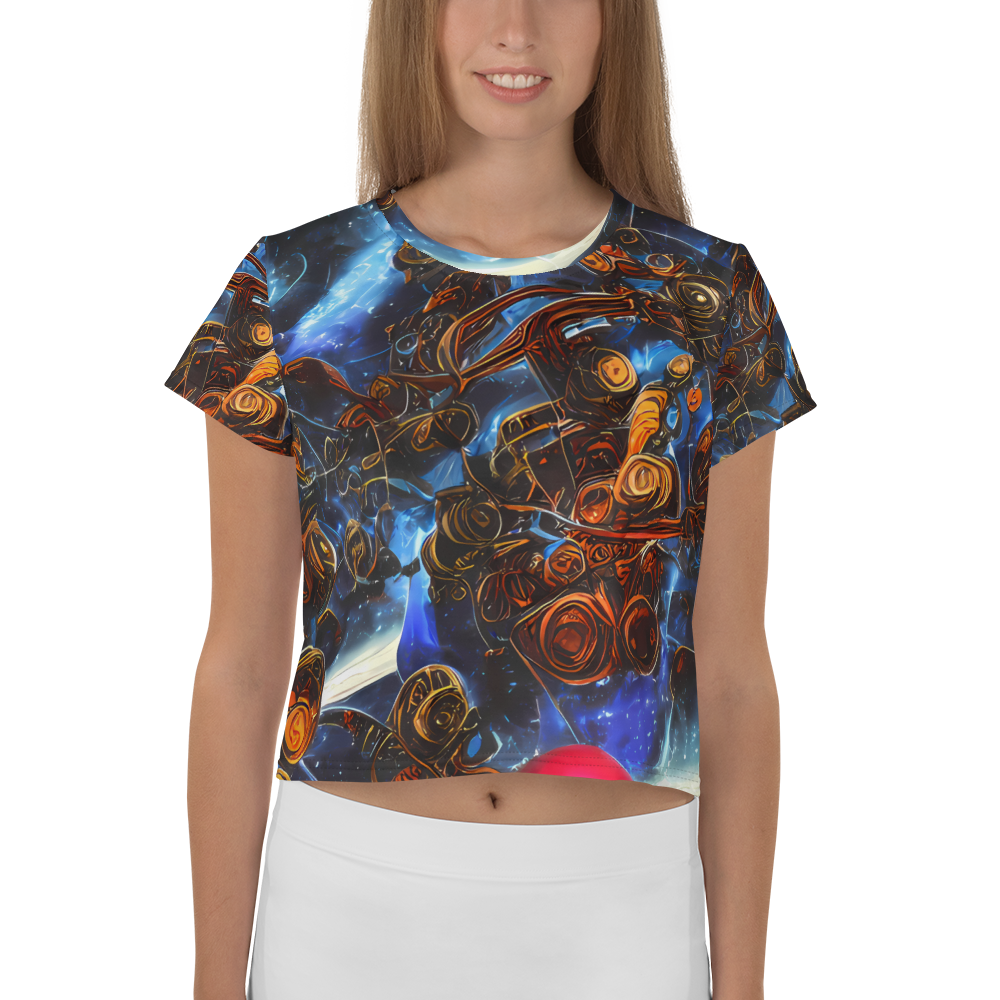 Women's Crop Tee - Pimenov's Cosmos