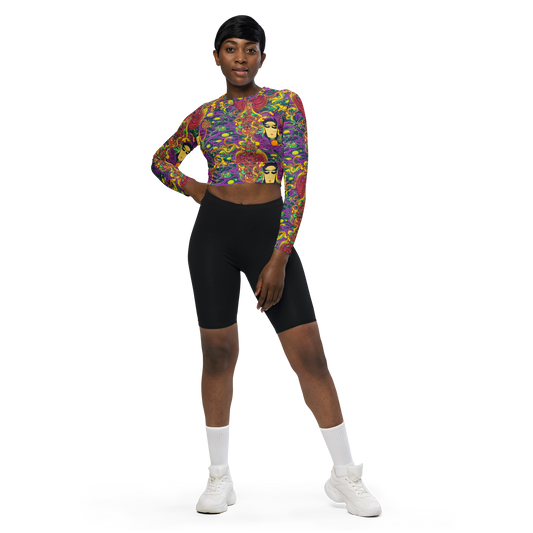 Long Sleeve Crop Top - Odyssey in Color