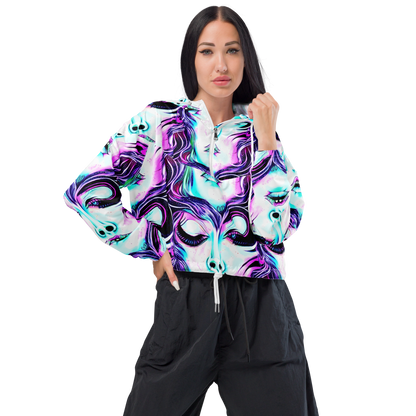 Women's Cropped Windbreaker - Chroma Soirée