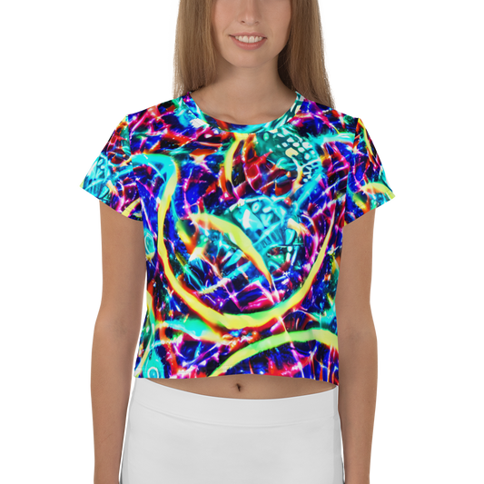 Women's Crop Tee - Fynesian Galaxy