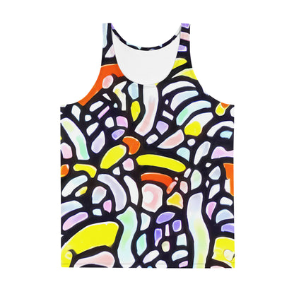 Men's Tank Top - Cubist Carousel
