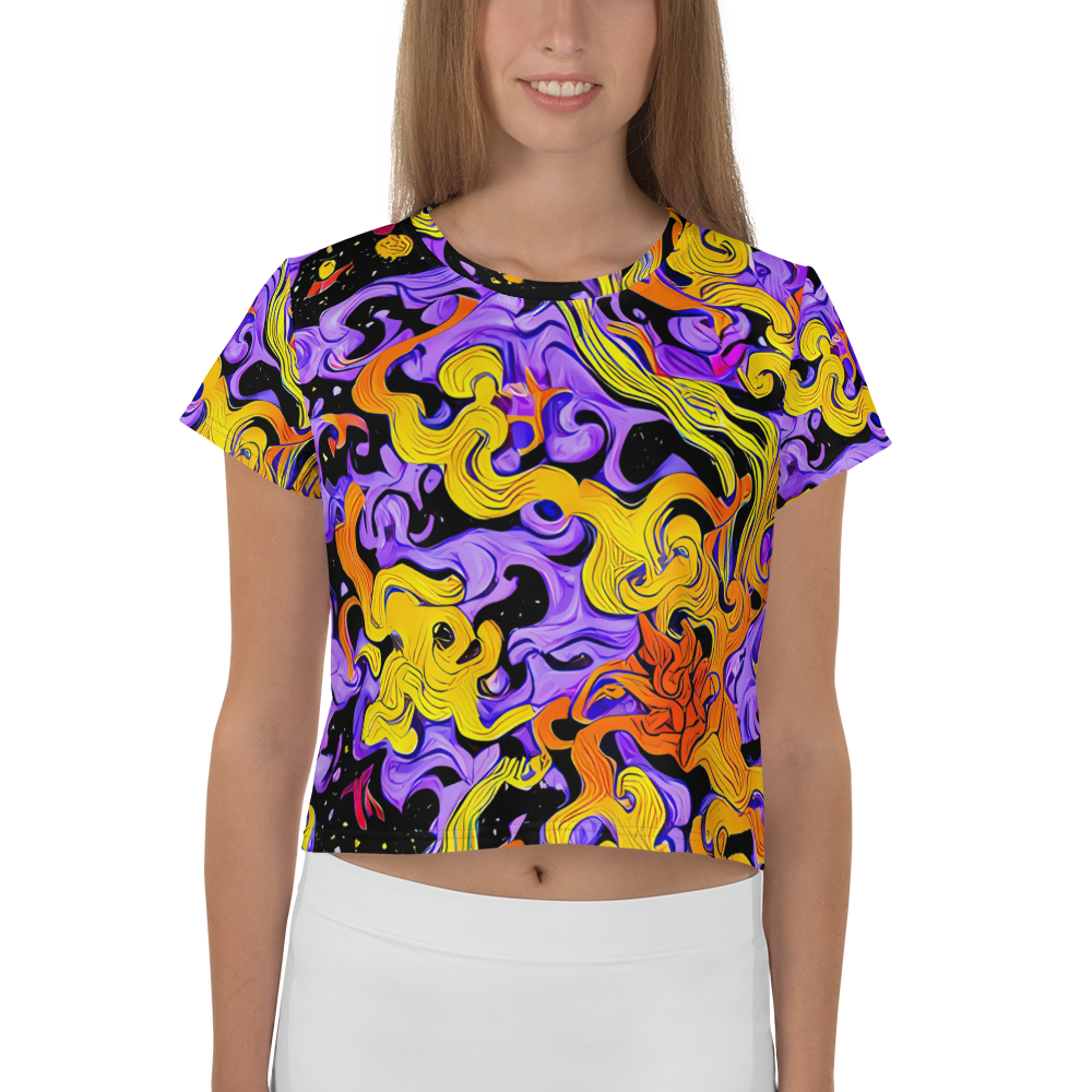 Women's Crop Tee - Bosschaert Swirl