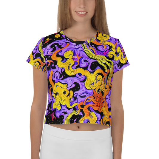 Women's Crop Tee - Bosschaert Swirl