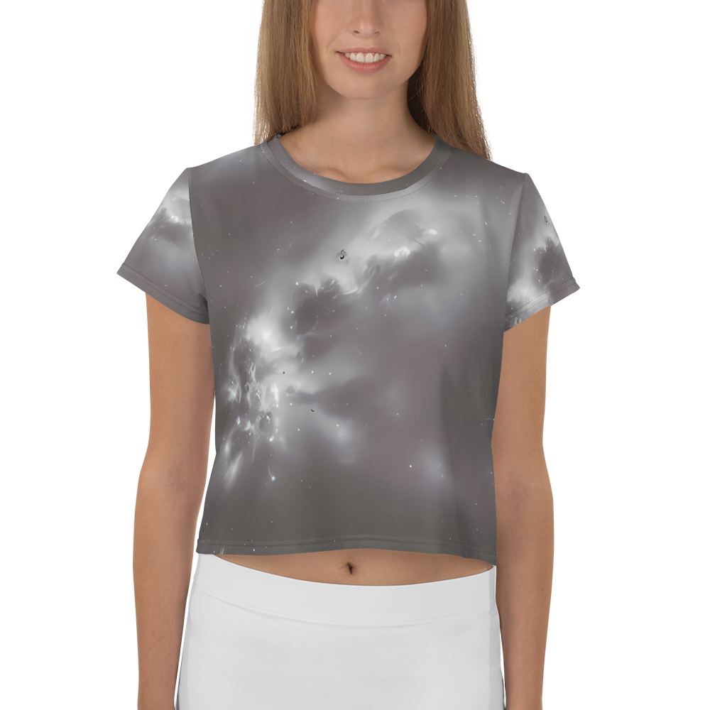 Women's Crop Tee - Silver Nebula