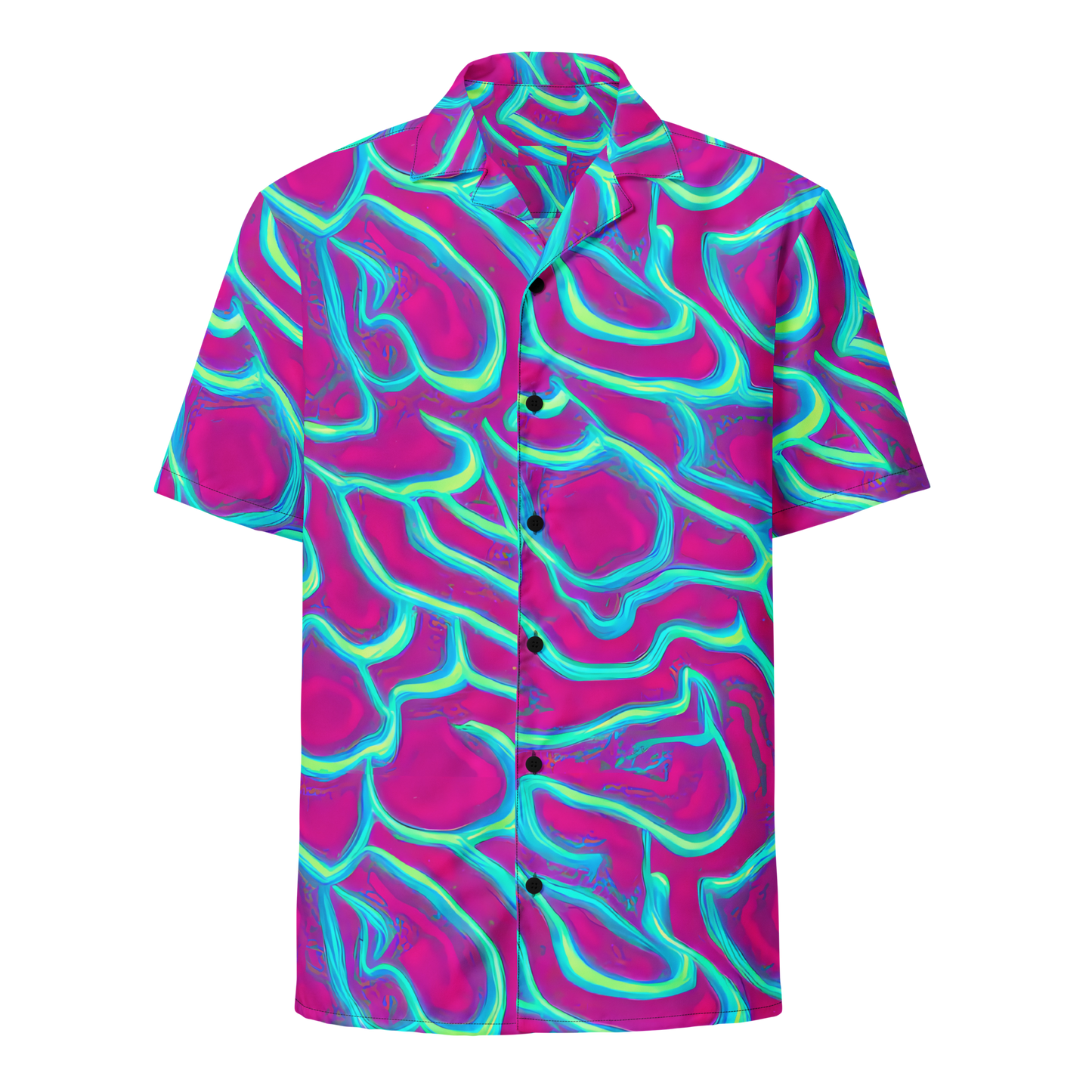 Button Shirt - Neon Flux