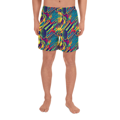 Men's Athletic Shorts - Cosmic Inferno