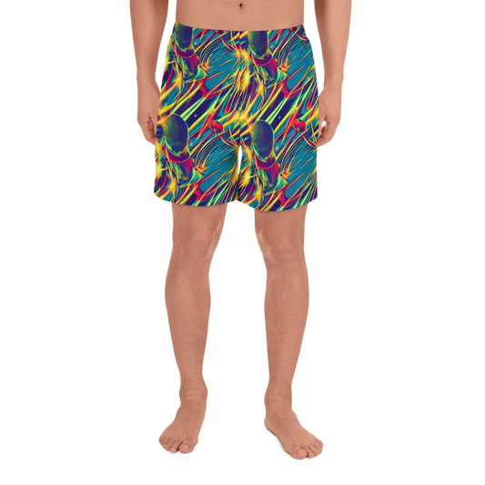 Men's Athletic Shorts - Cosmic Inferno