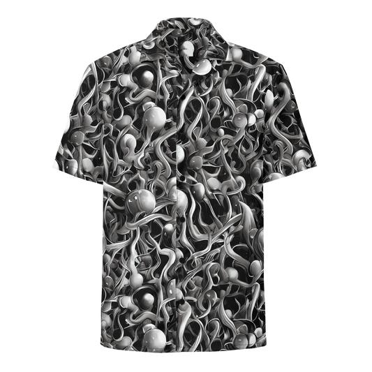 Button Shirt - Fluid Monochrome