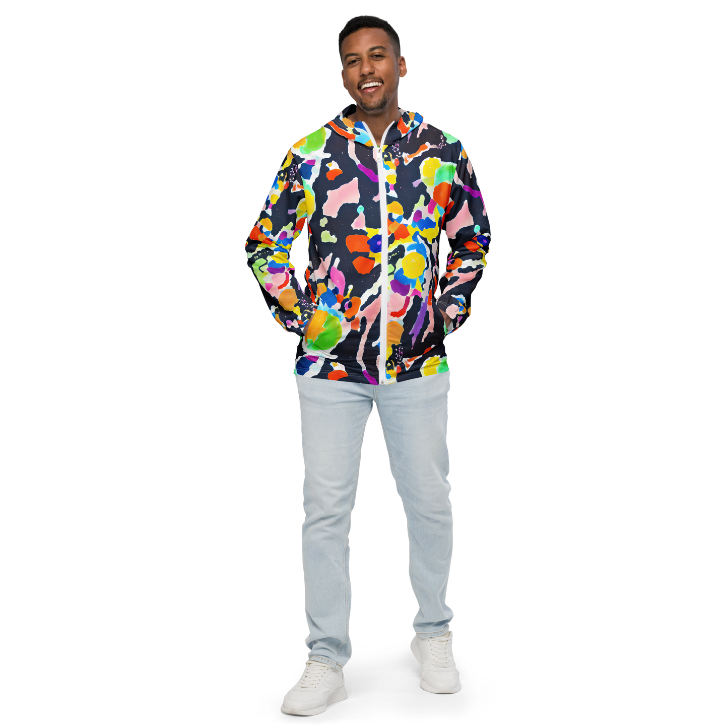 Men's Windbreaker - Kaleido Burst