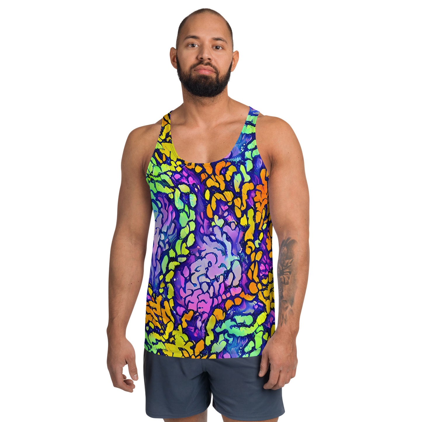 Men's Tank Top - Surreal Waveforms