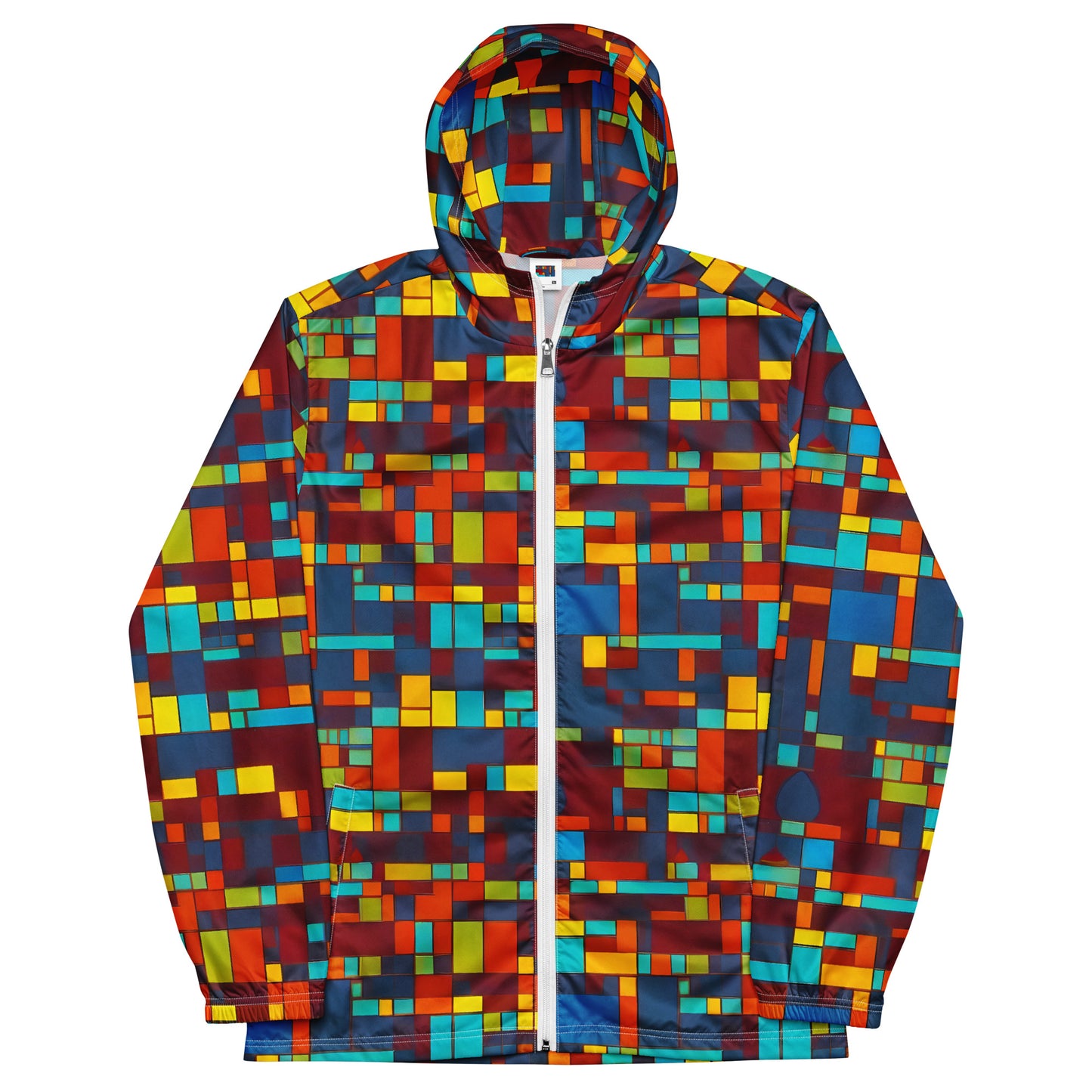 Men's Windbreaker - Astral Grid