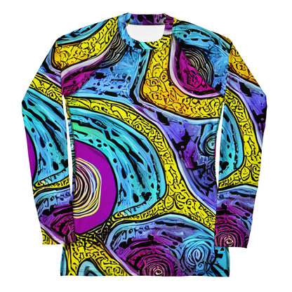 Women's Rash Guard - Orbiting Orbs