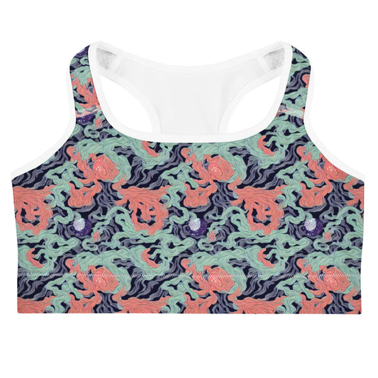 Sports Bra - Cosmic Coral