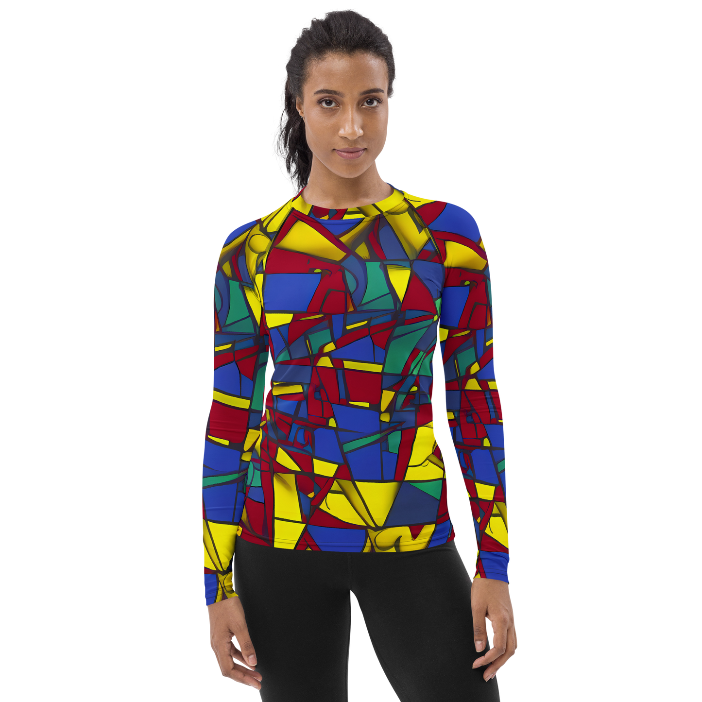 Women's Rash Guard - Vibrant Vexation