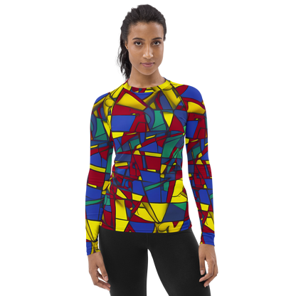 Women's Rash Guard - Vibrant Vexation