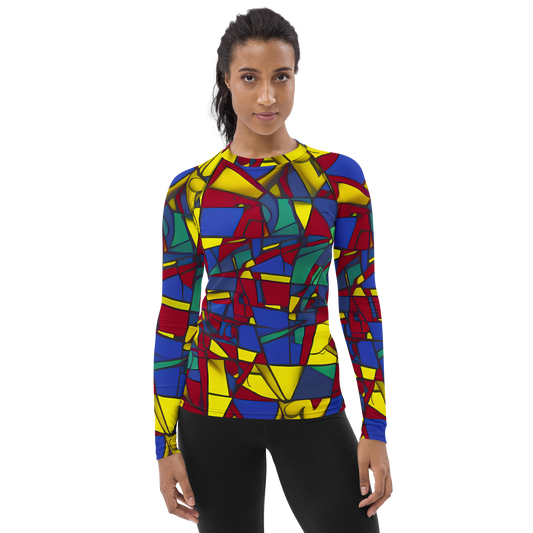 Women's Rash Guard - Vibrant Vexation