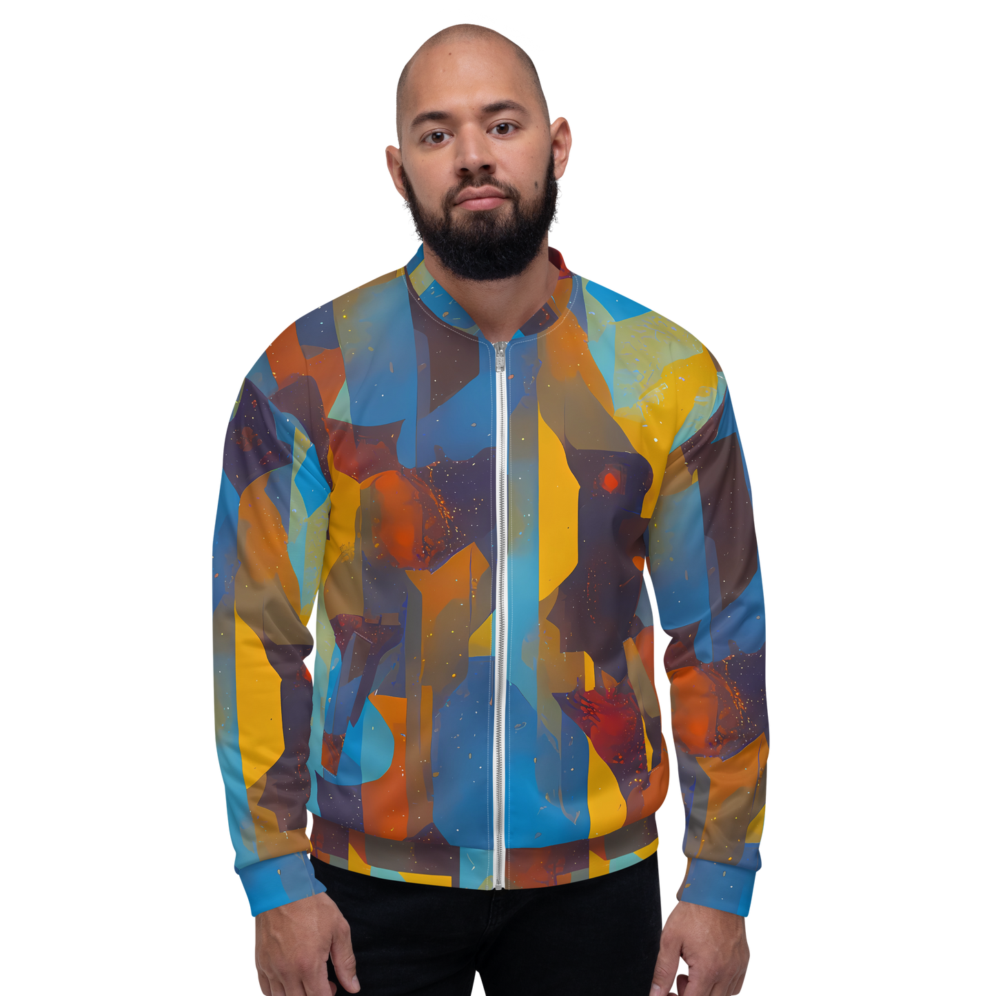 Bomber Jacket - Cubist Dusk