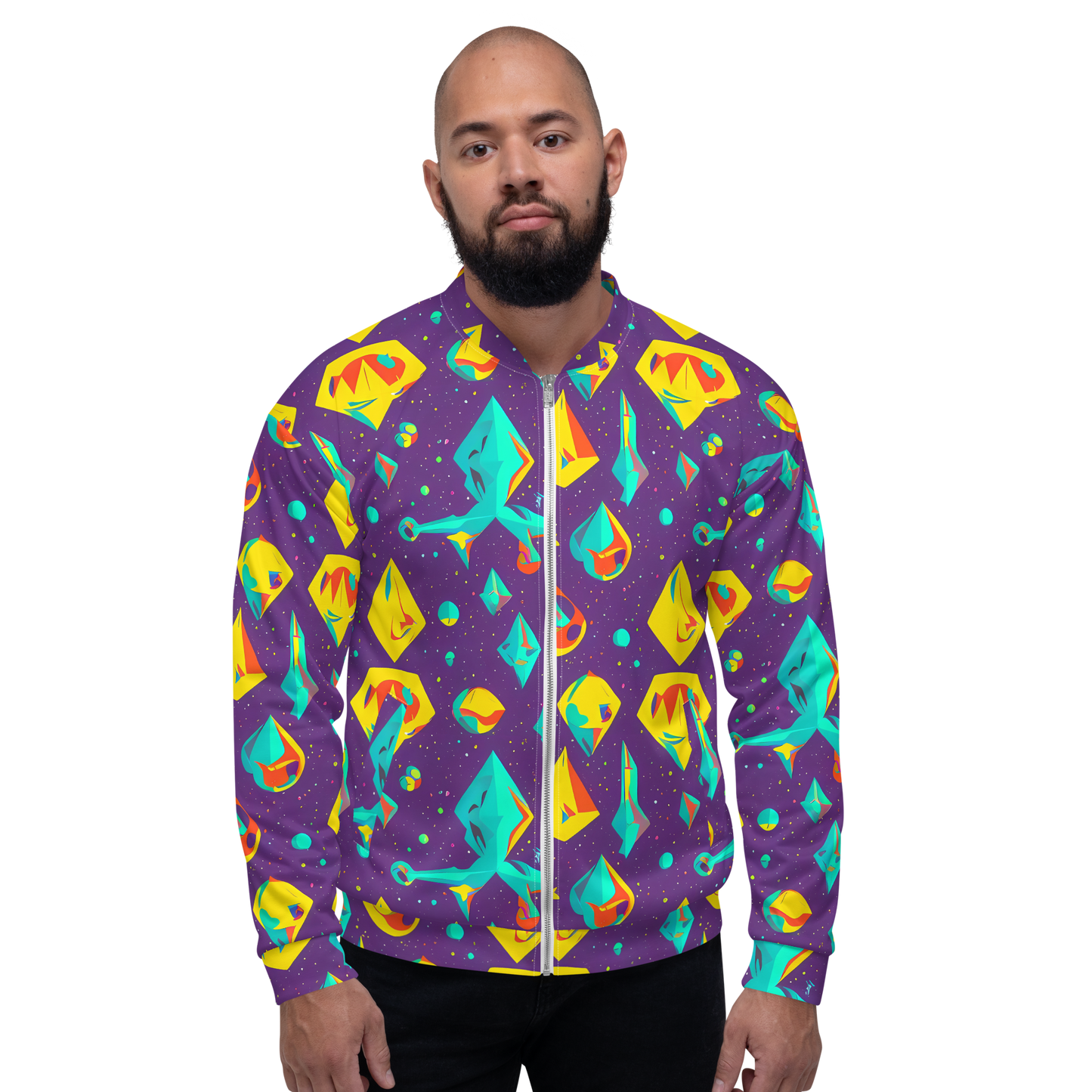 Bomber Jacket - Cascading Prism