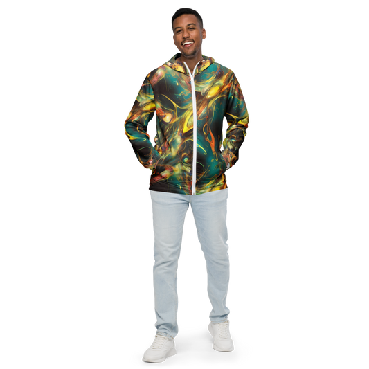 Men's Windbreaker - Elegant Whirl