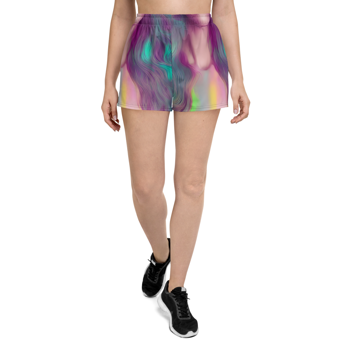 Women’s Athletic Shorts - Surreal Tresses