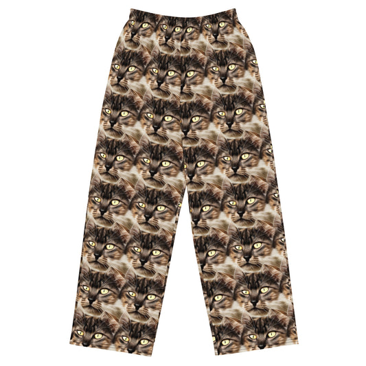 Wide-Leg Pants - Feline Reverie