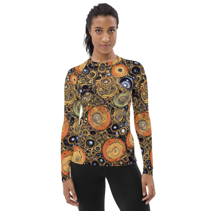 Women's Rash Guard - Crescent Echoes