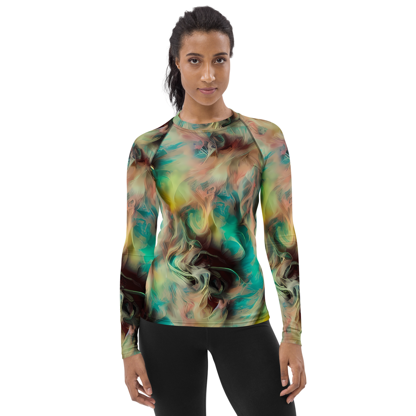 Women's Rash Guard - Enchanted Fusion