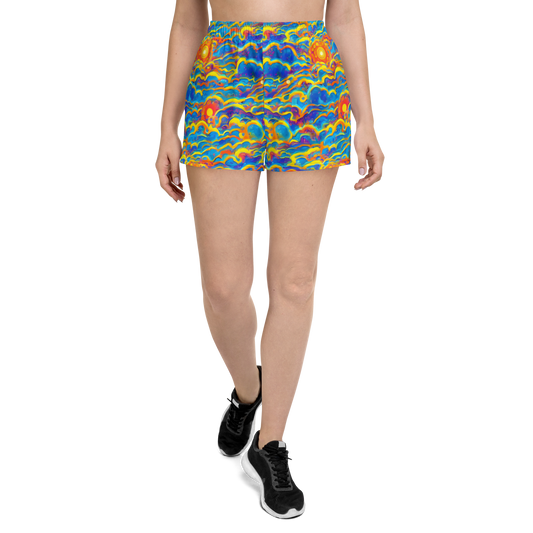 Women’s Athletic Shorts - Chroma Ripple