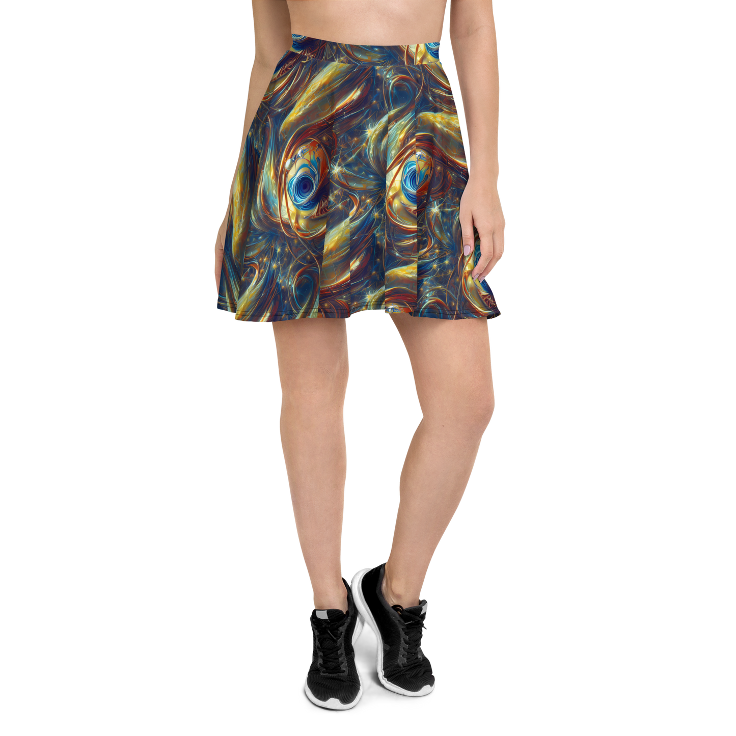 Skater Skirt - Celestial Vortex