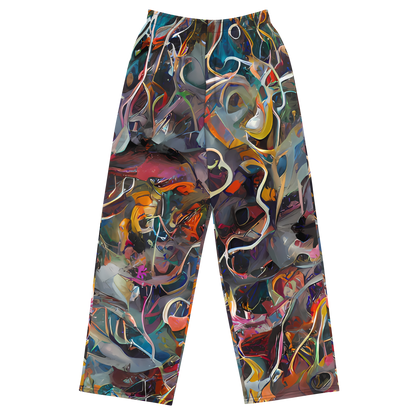 Wide-Leg Pants - Chromatic Entanglement