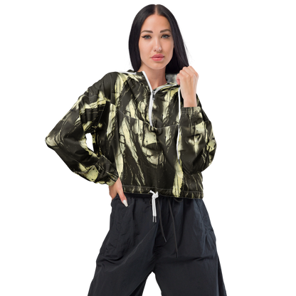 Women's Cropped Windbreaker - Eclipse Veil