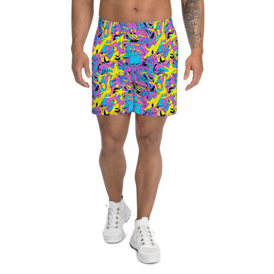 Men's Athletic Shorts - Neon Jive