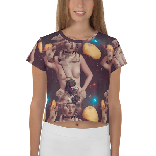 Women's Crop Tee - Nebula Siren