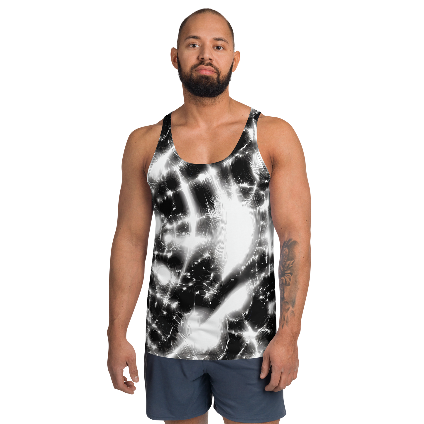 Men's Tank Top - Electric Nightfall