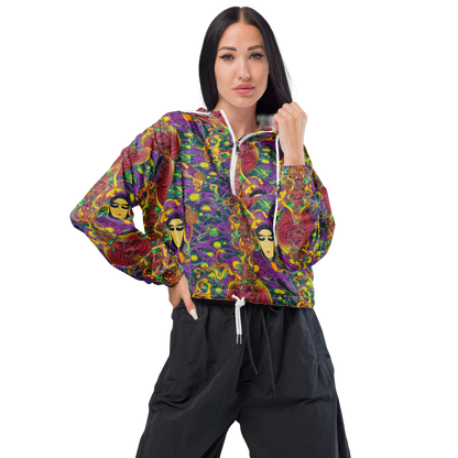 Women's Cropped Windbreaker - Odyssey in Color