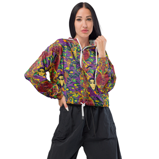 Women's Cropped Windbreaker - Odyssey in Color