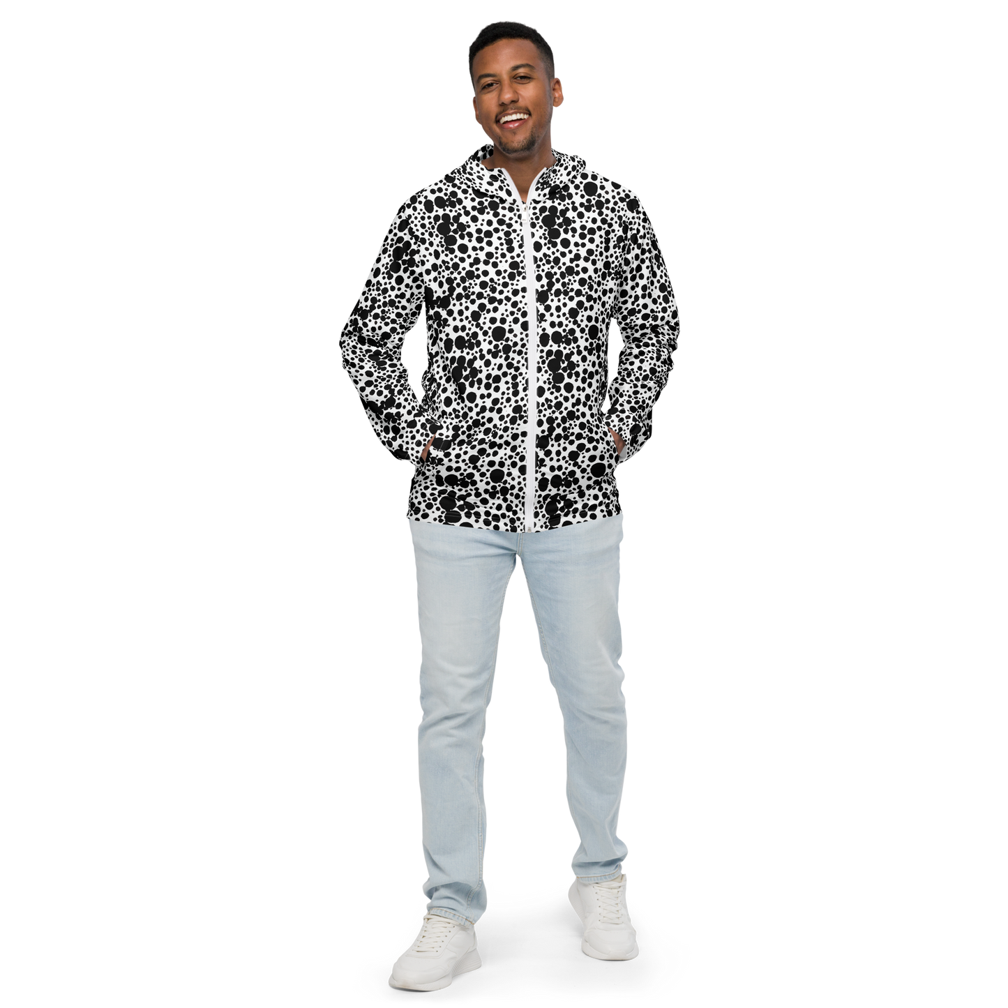 Men's Windbreaker - Dappled Shadow Dance