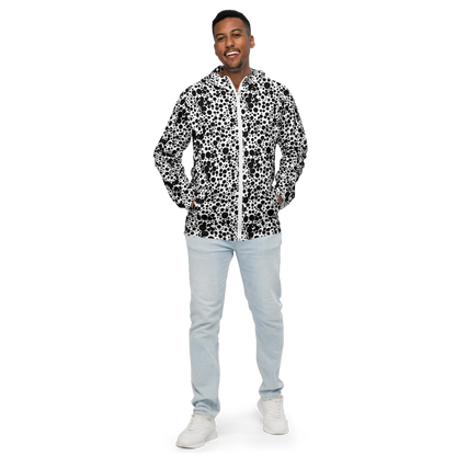 Men's Windbreaker - Dappled Shadow Dance