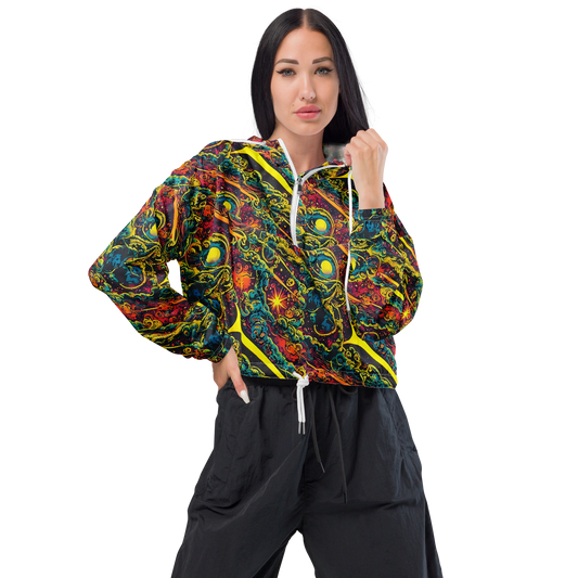 Women's Cropped Windbreaker - Gogos Galaxy