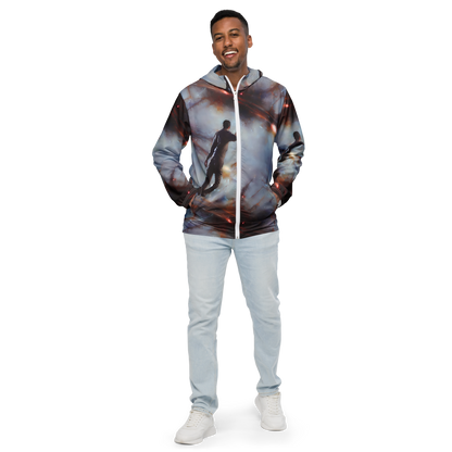 Men's Windbreaker - Impressionist Void