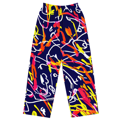 Wide-Leg Pants - Neon Currents